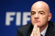 شوخی رئیس فیفا با تیم ملی فوتبال روسیه 