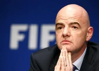 شوخی رئیس فیفا با تیم ملی فوتبال روسیه 