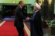 دیدار «علی‌اف» با روحانی +تصاویر