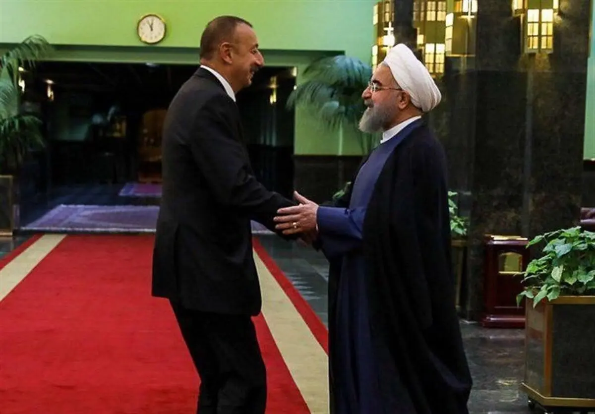 دیدار «علی‌اف» با روحانی +تصاویر