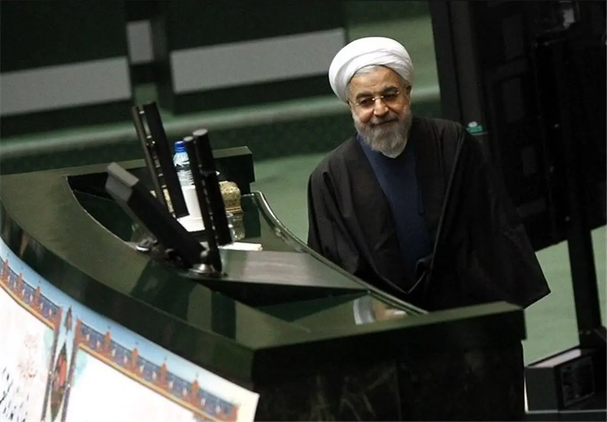 اعتراض نمایندگان خوزستان و قطع سخنان "روحانی"