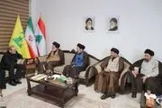 حضور فرزندان رهبر انقلاب در دفتر حزب‌الله لبنان در تهران+عکس