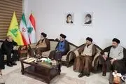 حضور فرزندان رهبر انقلاب در دفتر حزب‌الله لبنان در تهران+عکس