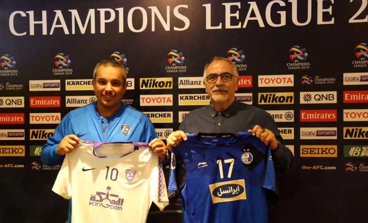 اعلام رنگ پیراهن تیمهای استقلال و الهلال