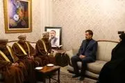 حضور وزیر خارجه عمان در منزل شهید امیرعبداللهیان