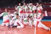 اهدای مدال طلا به بازیکنان تیم ملی والیبال نشسته ایران+ فیلم