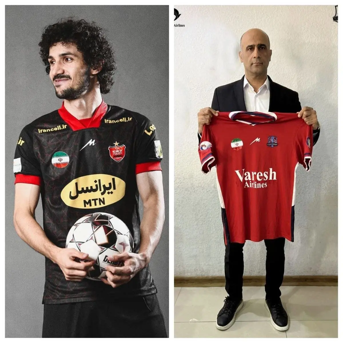 رونمایی از پیراهن پرسپولیس برای دیدار با نساجی