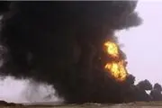 داعش 5 چاه نفت موصل را آتش زد