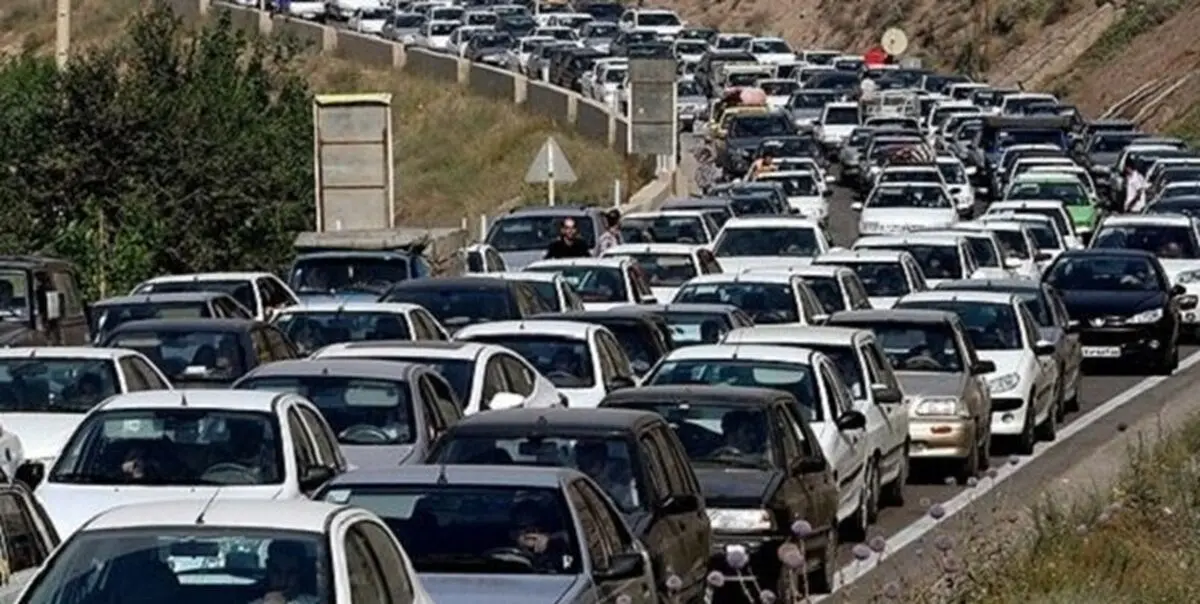 آخرین وضعیت ترافیکی جاده های کشور امروز سه شنبه 20 مهر 1400/ترافیک سنگین در آزادراه قزوین - کرج

