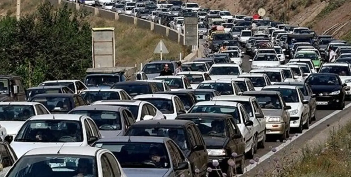 آخرین وضعیت ترافیکی جاده های کشور امروز سه شنبه 20 مهر 1400/ترافیک سنگین در آزادراه قزوین - کرج
