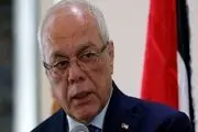 دبیرکل ریاست تشکیلات خودگردان فلسطین درگذشت