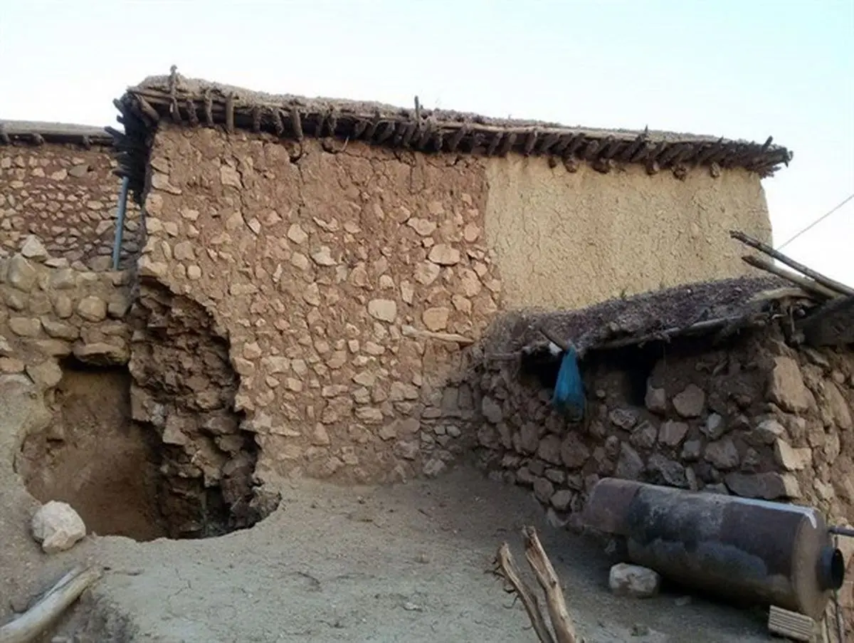 آوار محرومیت بر خانه های روستایی+تصاویر