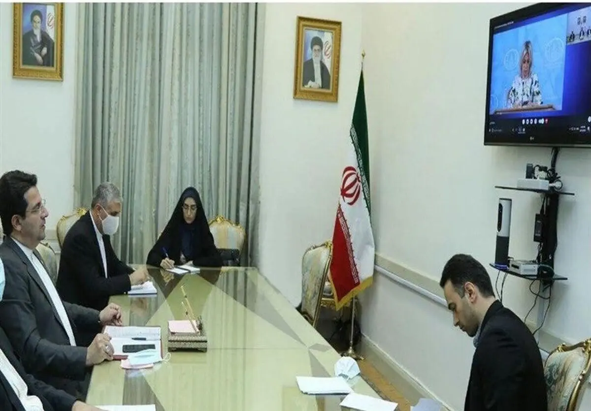 گفتگوی ویدئو کنفرانسی سخنگوی وزارت خارجه با همتای روس