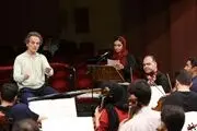 خانم بازیگر و موسیقی دان مشهور روی صحنه رفتند/ تصاویر