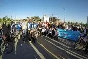 
۱۲۰ نفر از شهروندان اراکی امروز با دوچرخه به محل کار خود رفتند+عکس
