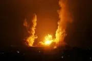 انفجار مهیب در نوار غزه