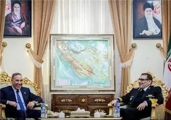 دیدار شمخانی با وزیر نفت عراق