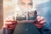 واکنش احساسی کاربران به پوستر زیبای شهید سلیمانی در مسیر اربعین