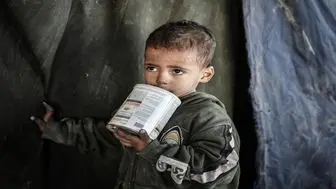 شیوع گرسنگی در بین کودکان غزه