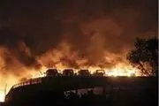 شرکت ریسندگی کسری کاشان در آتش سوخت 