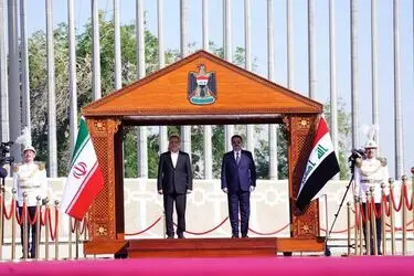 استقبال نخست وزیر عراق از پزشکیان