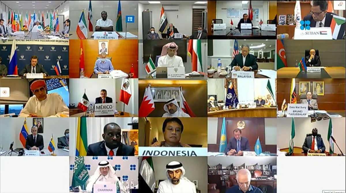 موافقت اوپک پلاس با تمدید کاهش تولید نفت 

