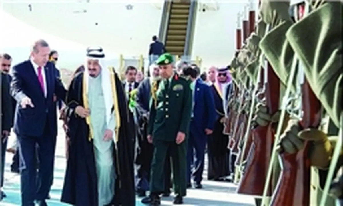 استقبال رسمی «اردوغان» از «ملک سلمان» در آنکارا