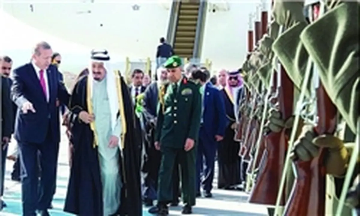 استقبال رسمی «اردوغان» از «ملک سلمان» در آنکارا