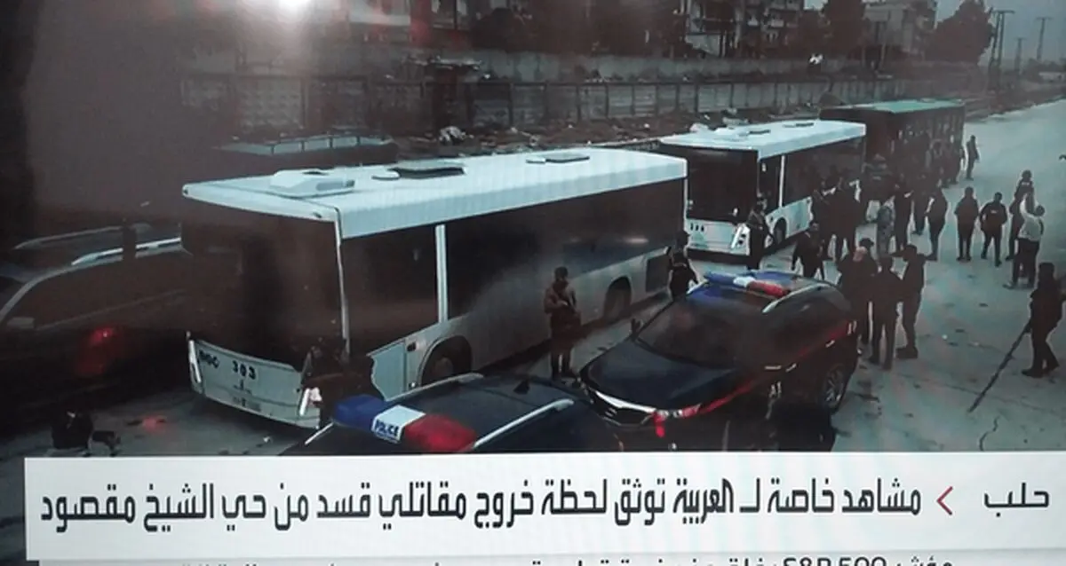 کُردها از شهر حلب خارج شدند