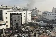 صهیونیست‌ها ۸۰ نفر را از بیمارستان الشفاء ربودند