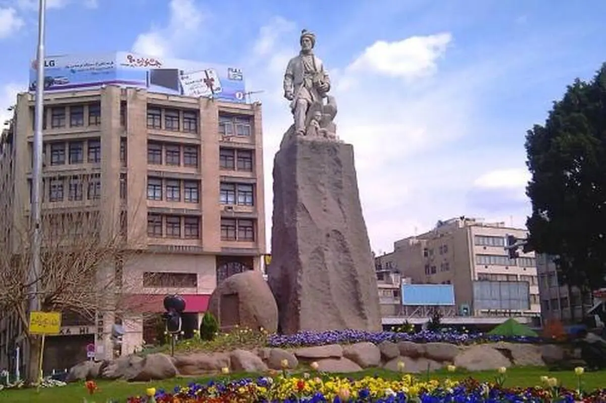 میدان فردوسی ۷۰سال پیش/ عکس 