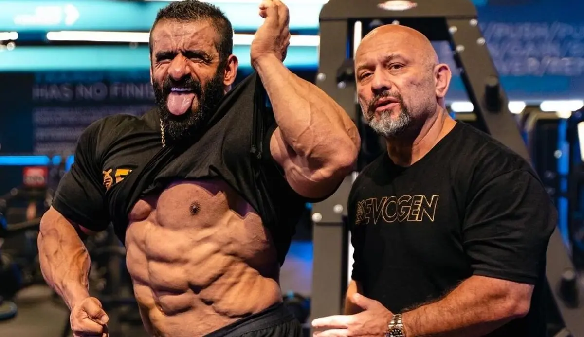 تمرین دیوانهوار هادی چوپان +عکس