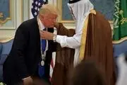 کرنش ترامپ در مقابل سلمان+عکس