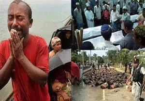توزیع محموله کمک‌های بشردوستانه ایران در بین مسلمانان میانمار