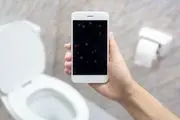 تلفن همراه‌تان را با خود به توالت نبرید!

