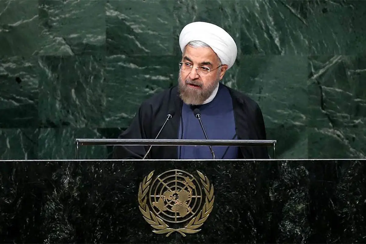 کنایه سنگین روحانی به ترامپ در اجلاس صلح