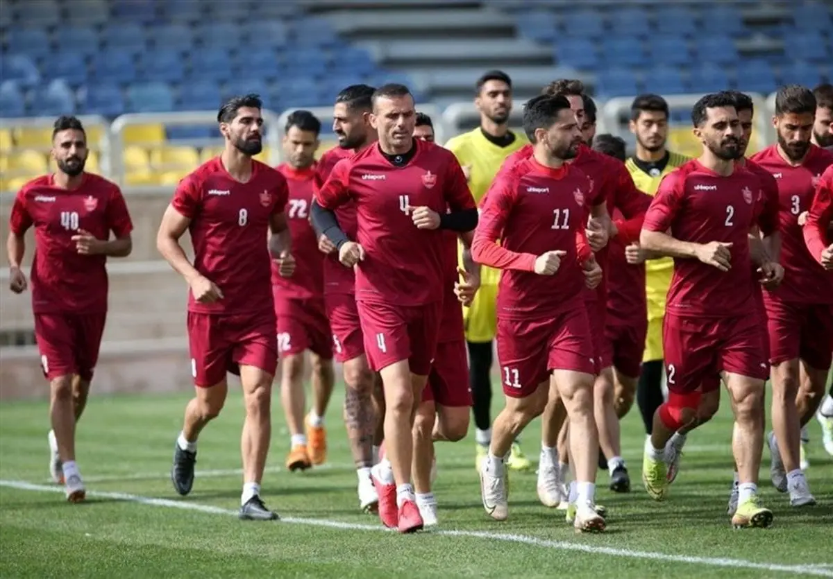 کری خوانی شدید بازیکنان پرسپولیس در تمرین