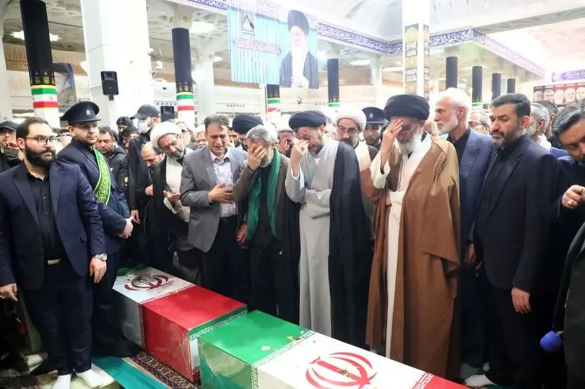 پیکر وزیر اطلاعات در قم تشییع شد