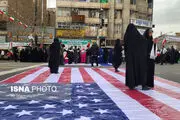 تصویر تابوت فرماندهان آمریکایی در تهران