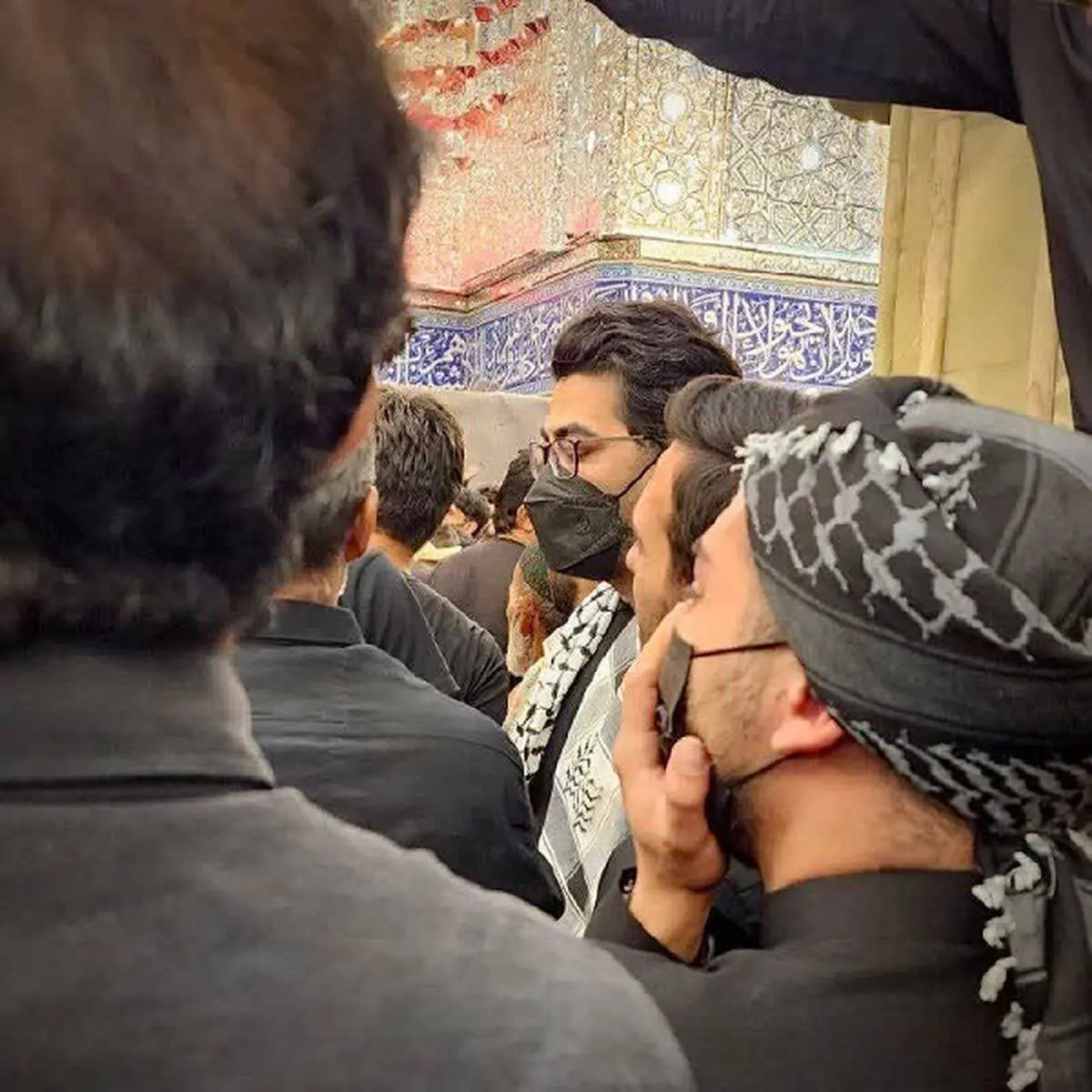 فرزاد حسنی و ارسلان قاسمی در کربلا