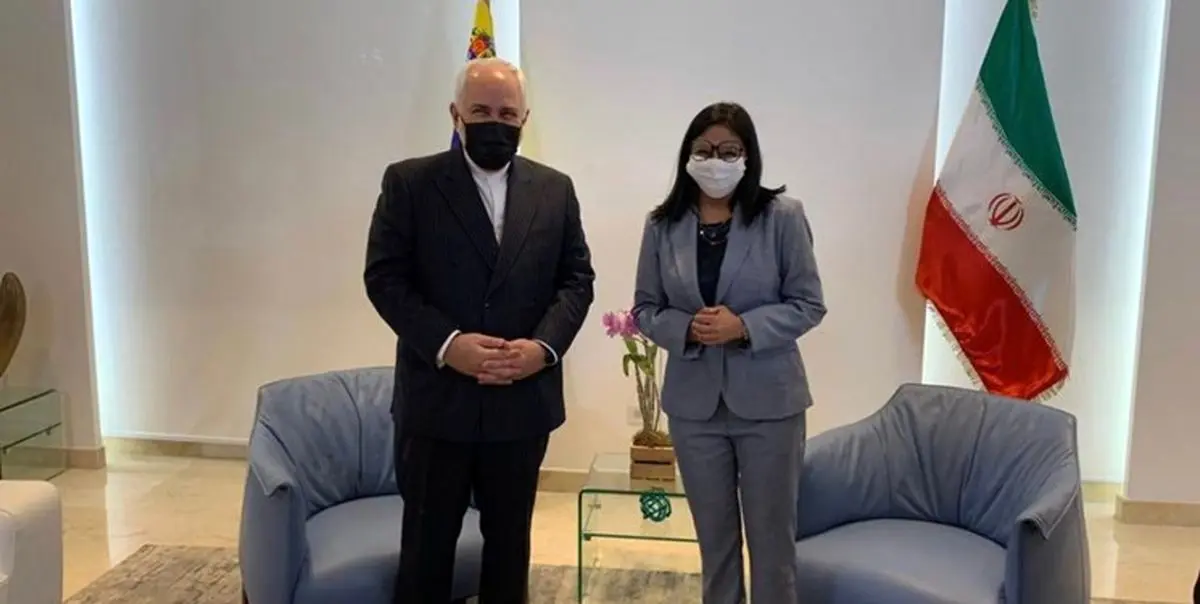 دیدار ظریف با معاون مادورو