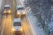 بارش برف در تبریز/ گزارش تصویری