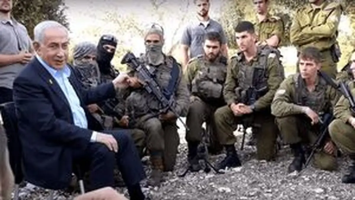 نتانیاهو به سوریه رفت+ عکس
