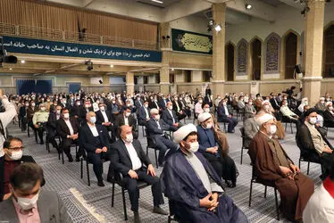 کارگزاران حج و زیارت با رهبر انقلاب دیدار کردند/گزارش تصویری