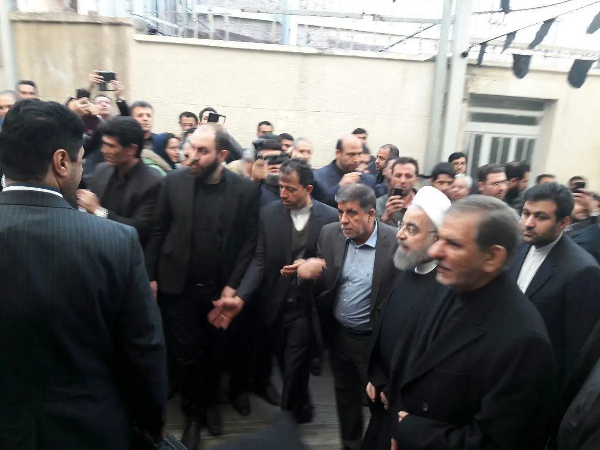 سخنان روحانی در حسینیه جماران به مناسبت رحلت یار امام
