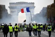ظهور معترضین جلیقه آبی‌ در فرانسه 