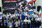  یادبود شهدای میناب در سکوت راکت‌های اسکواش‌بازان تهران