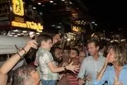 حضور اسد و خانواده‌اش بین مردم دمشق+ تصاویر