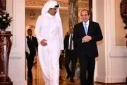 اولین سفر رئیس جمهور مصر به قطر 