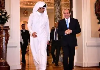 اولین سفر رئیس جمهور مصر به قطر 